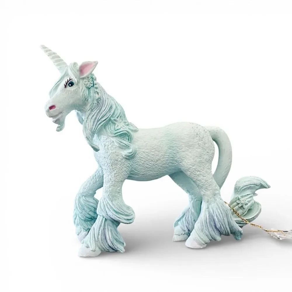 Papo Ice Unicorn Hand-Painted Figurine Toy Enchanted World Collectible Children
